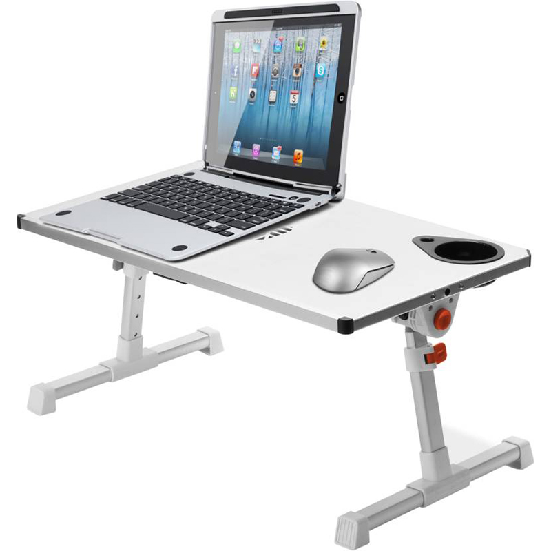 Mesa de escritorio ergonómica ajustable con soporte para computadora portátil para cama, sofá y sofá